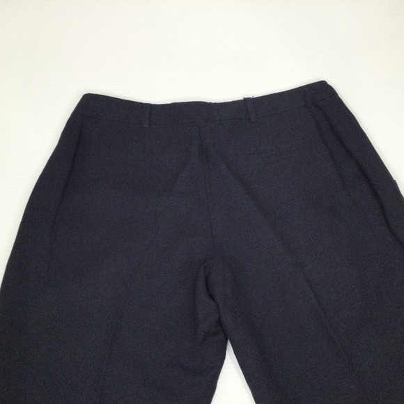 Linen Blend Pants Forever 21 Navy Blue Ankle S - Picture 5 of 6
